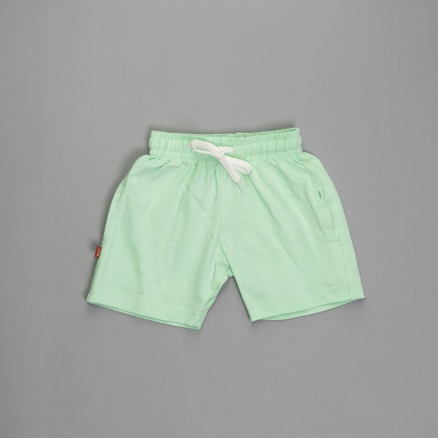 Kids Green track shorts for Boys and Girls by Ten and below